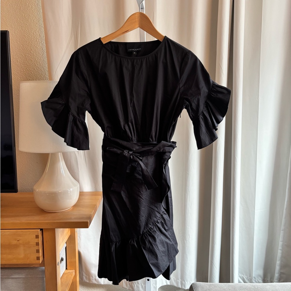 Cynthia Rowley Black Long Sleeve Dress